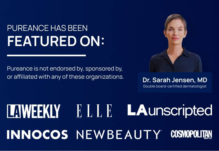 Dr. Sarah Jensen — Pureance has been featured on LA Weekly, Elle, LA Unscripted, Innocos, NewBeauty, Cosmopolitan