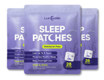 Three pouches of Lunavelle Sleep Patches, 28 patches per pouch